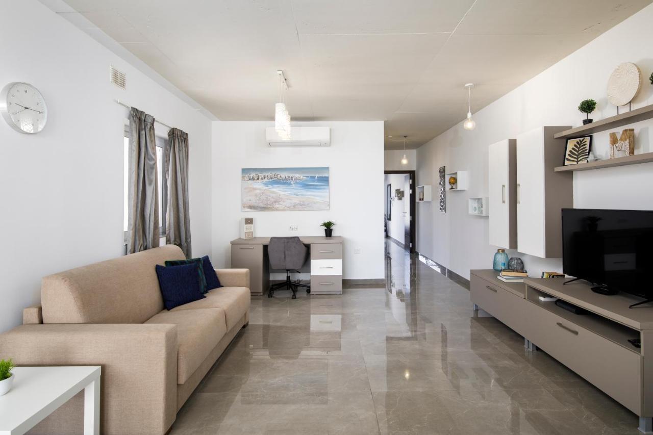 Hilltop Apartments - Stylish Comfort Living Close To The Sea, Bugibba خليج سانت بول المظهر الخارجي الصورة